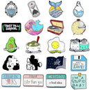 Fashion Collar Badge Enamel Cartoon Brooch Lapel Pin Corsage "I Love You 3000"