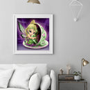 3 Strands DIY Full Embroidery Set Butterfly Girl Printed Cross Stitch Home Decor