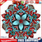 Diamond Painting Partial Special Mandala print Picture of Rhinestone(KA120)