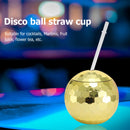 #A Disco Ball Cups Cocktail Nightclub Party Straw Wine Glass Drinking Mug Bar To