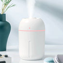 330ML Mini Ultrasonic Humidifier Silent USB Essential Oil Diffuser (White)