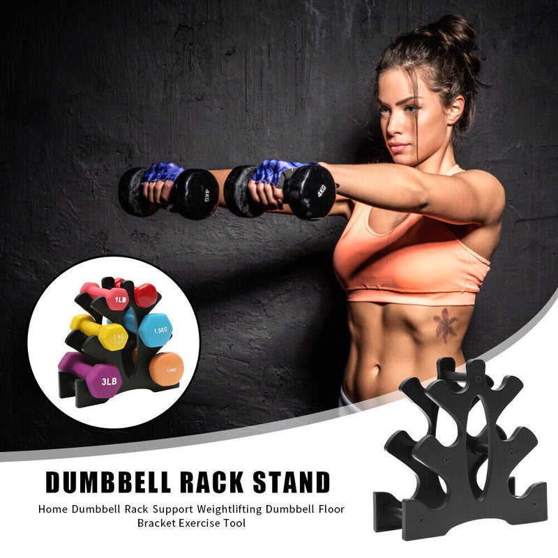 Weightlifting Dumbbell Stand Rack Dumbbell Floor Bracket Exercise Equipment
