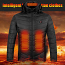 Electric Hooded Jacket Hooded Winter Thermal Jackets Windproof Warm Mens Clothes