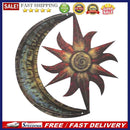 Celestial Sun Star Metal Wall Art Craft Waterproof Durable Home Hanging Dec
