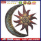 Celestial Sun Star Metal Wall Art Craft Waterproof Durable Home Hanging Dec
