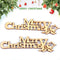 Wood DIY Crafts Wooden Slice Xmas Decoration Merry Christmas Wood Pieces