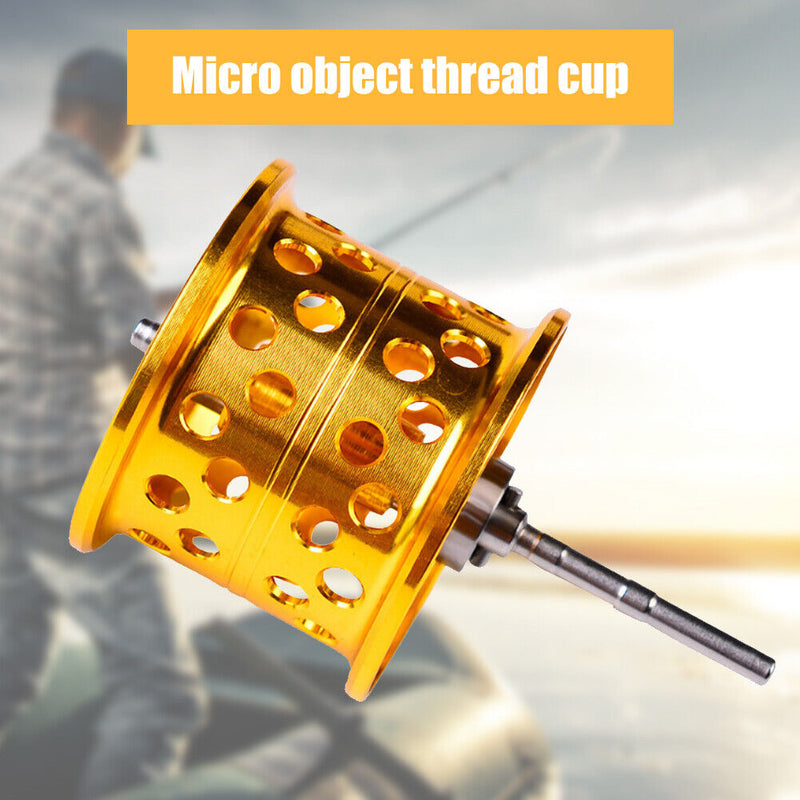 DIY Baitcasting Reel Shallow Spool Bearing 18+1BB Fishing Wheel (Micro Cup)