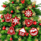 10pcs Single-side Special Shape Diamond Painting Handmade Christmas Tree Pendant