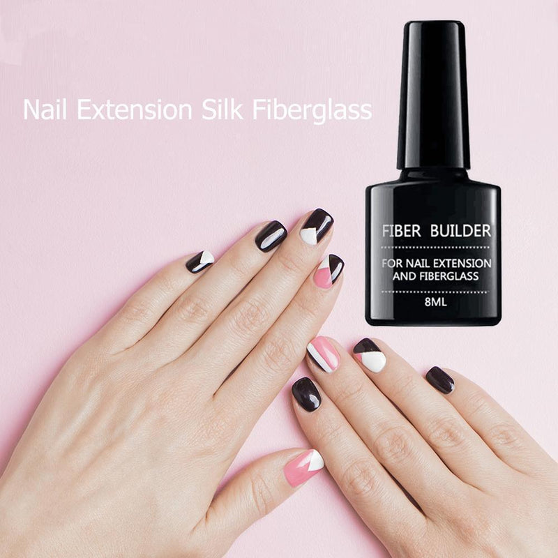 Quick Building Gel Polish Clear Nail Tips UV Builder Varnish Nail Art