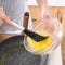 Multifunctional Spoon Potato Garlic Press Colander Cooking Tools (Black)