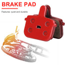 2 Pair Semi-Metallic MTB Mountain Bicycle Disc Brake Pads Cycling Bike Parts