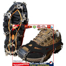 Spikes Crampons with 19 Teeth, Ice Snow Grips Cleats Anti Slip for Walking Newly