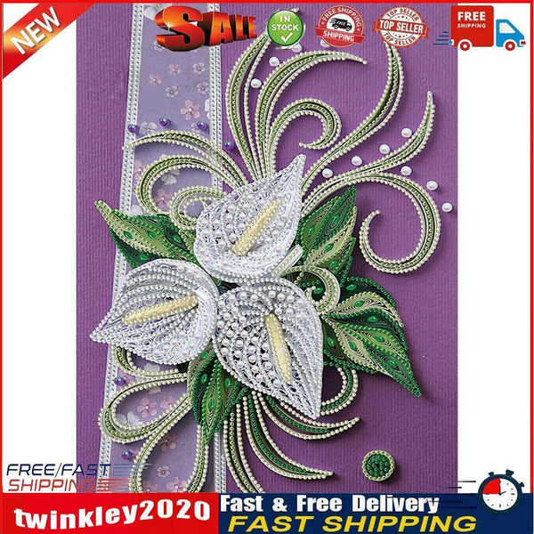DIY 5D Diamond Leaves Part Special Drill Rhinestone Painting Kit (Y232) Newly