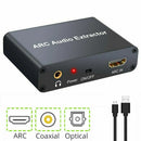 Return Channel Converter ARC Audio Extractor HDMI-compatible Digital to Analog