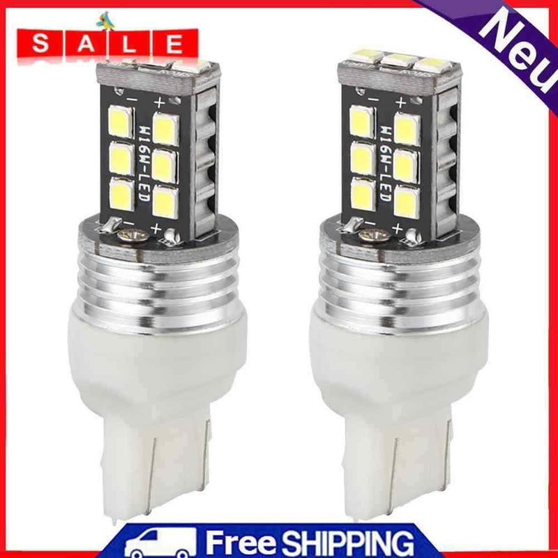 GETODAN One Pair T20 15SMD 2835 LED Car Truck Indicator Rear Light Lamp Bulb