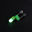 Night Fishing Rod Tip Night Light Twin Bells Ring Fish Bait Alarm (Green) Newly