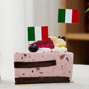 Mini Italy Toothpick Cupcake Toppers - Vivid Bright Double-sided Printing Ban