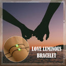 2Pcs/Set Luminous Bracelets Love Lucky Beads Friendship Couple Bracelet Adjusta`