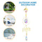 #A Crystal Wind Chime Butterfly Moth Prism Windbell Pendant Bedroom Decorations