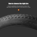 CST Rubber Snowfield Tire Front Rear Wheel Beach Bike Wheel 26 inch Bicycle T