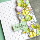 DIY Carbon Steel Flower Circle Frame Cutting Dies Embossing Paper for Card Decor