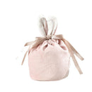 Velvet Easter Rabbit Candy Packing Bags Jewelry Organizer Decor (Pink)