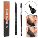 Beard 4 Fork Tip Filler Pen 2 in 1Barber Pencil Beard Pencil Filler for Men