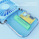 #A Portable Electric Fan 3 Speed Adjustable Handheld Fan for Home Student Dormit
