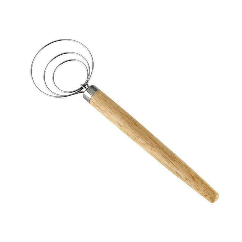 Steel Danish Dough Whisk Blender Cake Bread Dough Pastry F5T7 R5W3 Stick V8K9