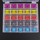 1pc Plastic 25 Single Bobbin Sewing Machine Spools w/ Thread Storage Case