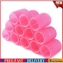 12pcs Self Grip Hair Rollers Hairdressing Home Use DIY Hair Curlers (44mm)