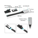 USB Rechargeable LED Book Light Flexible Clip On Book Light Lamp Night 1 Z4D0