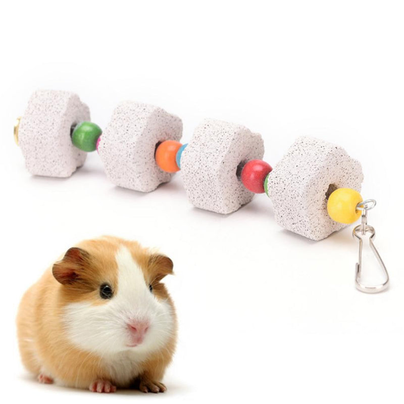 Aediea Toys for Parrots, Birds, Teeth, Chewing, Minerals, Stone