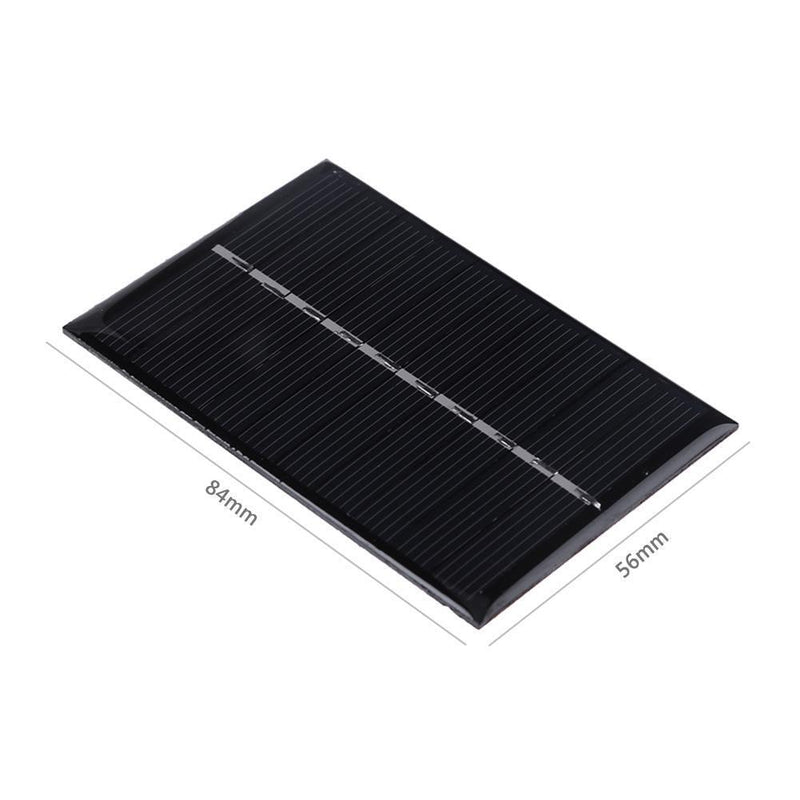 0.6W 5V Solar Panel Standard Epoxy Polycrystalline Silicon Battery Charge