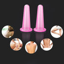 4pcs Vacuum Cupping Can Massage Cupping Apparatus Set Health Care (Pink) Newly