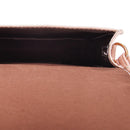 Retro Women Messenger Crossbody Handbag PU Simple Mini Shoulder Bag/Pink