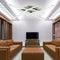 LED Ceiling Lamp 85-265V Forked Shaped Curved Modern Lamp (Cold White 4LED)