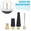 4pcs Needle Nozzle Adapter Set for Football Bicycle Wheel Pump Parts Accessories