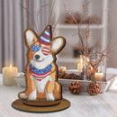 DIY Diamond Painting Ornaments Independence Day Handmade Desk Table Decoratio