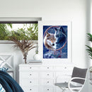Oil Painting By Numbers Acrylic Handmade Four Wolves Digital Picture Home Decor