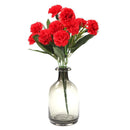 Silk Carnation Wedding Home Decor Artificial Flower Photographic Prop (Red)