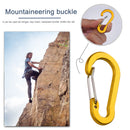6pcs Outdoor Camping Carabiner Clips Keychain Hiking Backpack Hanging Buckles