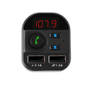 Transmitter Wireless Bluetooth 5.0 2 USB Fast Charger Adapter Radio MP3 Player