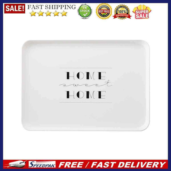 Serving Tray Dessert Tea Breakfast Bread Snack Plate Storage Tray (Home)