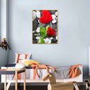 Diamond Painting Valentine Love Rose Full Round Drill Picture of Rhinestone K