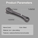 E-Bike Cranks Arm Electric Bicycle Crankset Motorbike Scooter Pedals Bracket