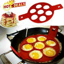 Silicone Non Stick Flipper Pancake Pan Perfect Breakf Maker Egg Omelette T hot.