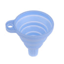 Protable Mini Silicone Foldable Oil Funnel Hopper Kitchen Tool/Nordic Blue
