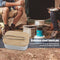 Steel Lunch Box Bamboo Wood Cover Portable Picnic Barbecue Bento Container Newly