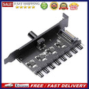 3P/4P Cooler Hub Speed Regulator Knob Computer Chassis Cooling Fan Adapter Part